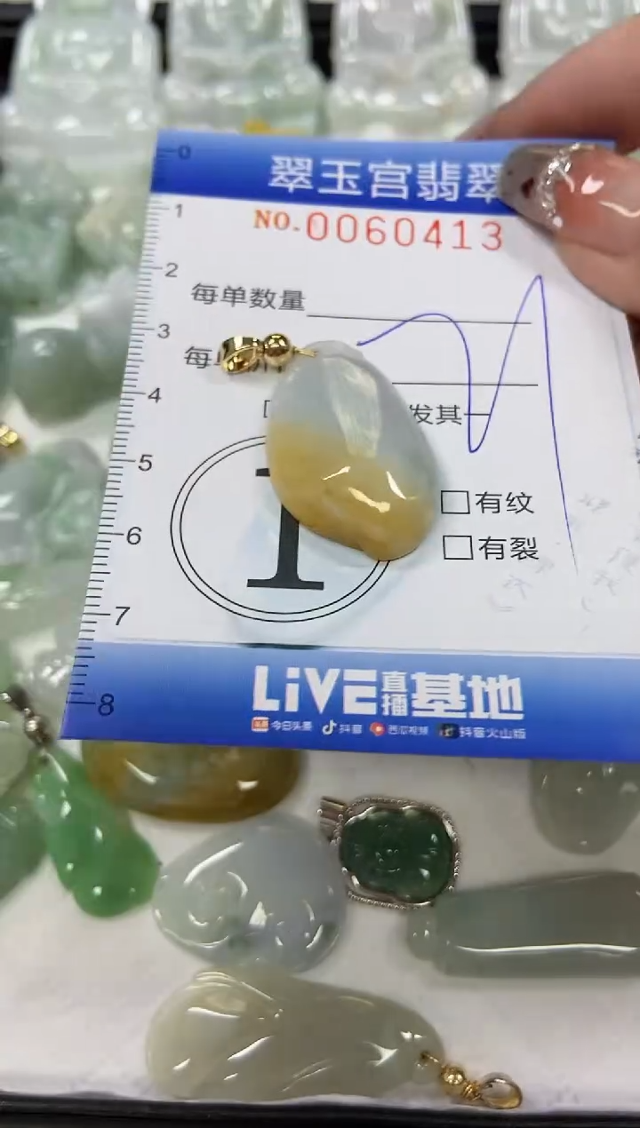 【闪购商品】翡翠颈饰未镶嵌闪购商品0060413