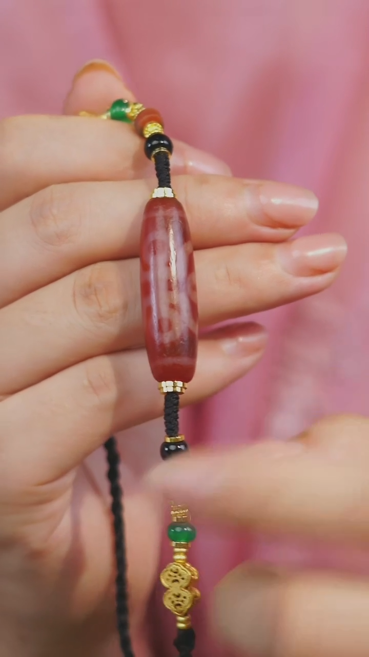 玛瑙/玉髓项链未镶嵌多样性发其一