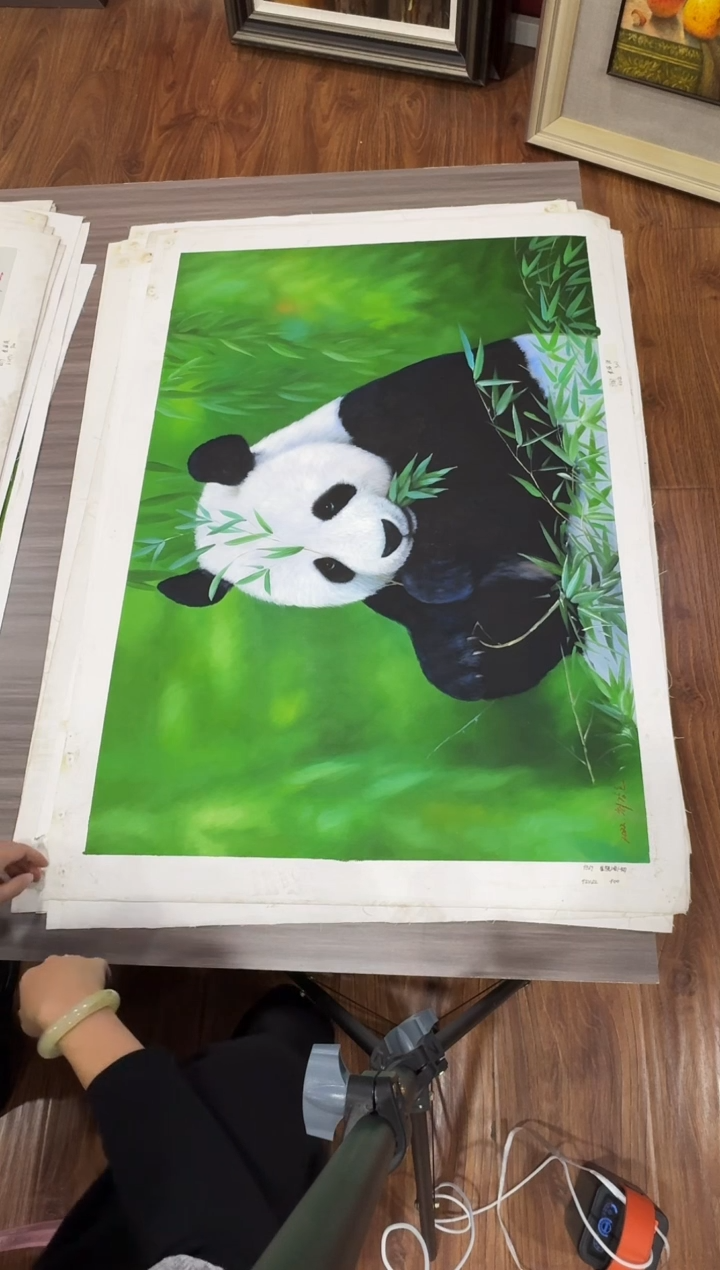 油画【163号】约90*60cm丨朝鲜原创纯手绘孤品油画丨顺丰包邮