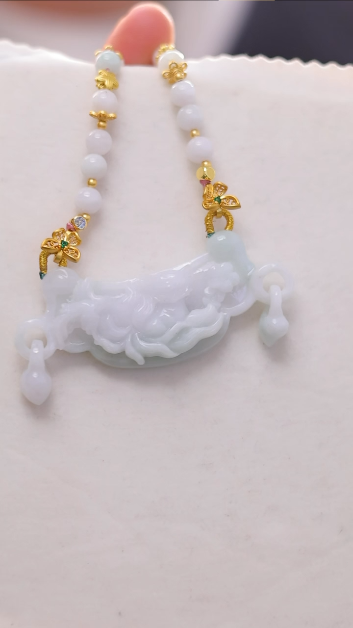 【闪购商品】翡翠颈饰未镶嵌24小时发货质保A货