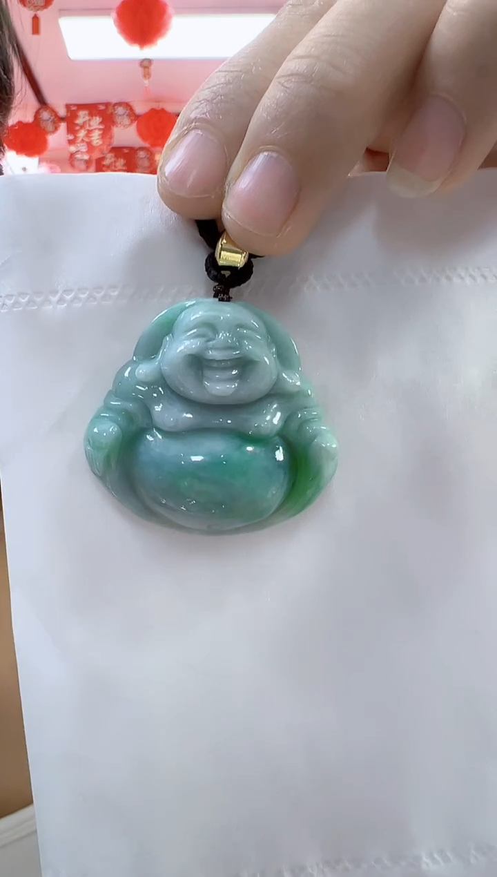 【闪购商品】翡翠颈饰未镶嵌孤品佛公