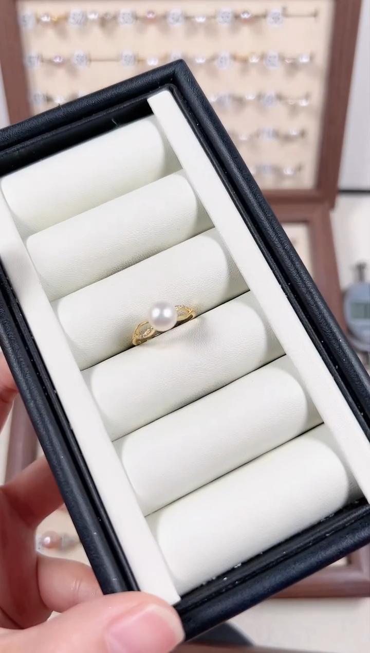 【闪购商品】淡水珍珠戒指银S925镶嵌25号