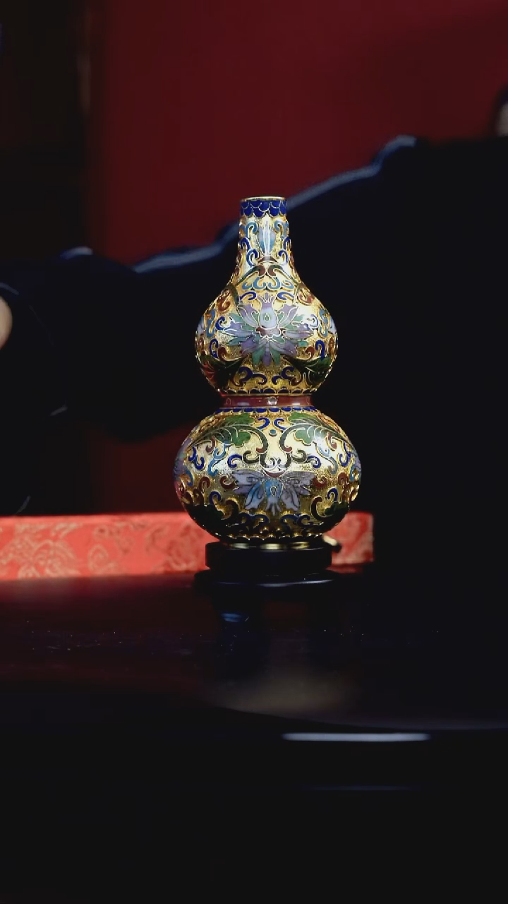 葫芦 铜胎掐丝珐琅 景泰蓝 567