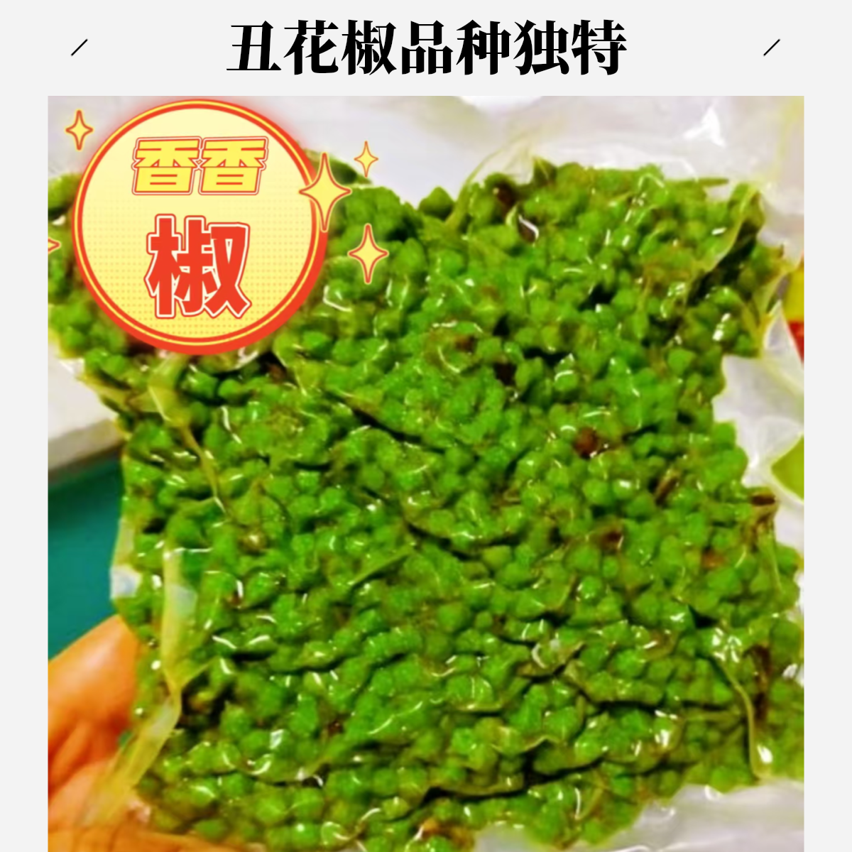 椒子小姐批发丑花椒纯正狮子头保鲜青花椒真空装陕西狮子头青花椒