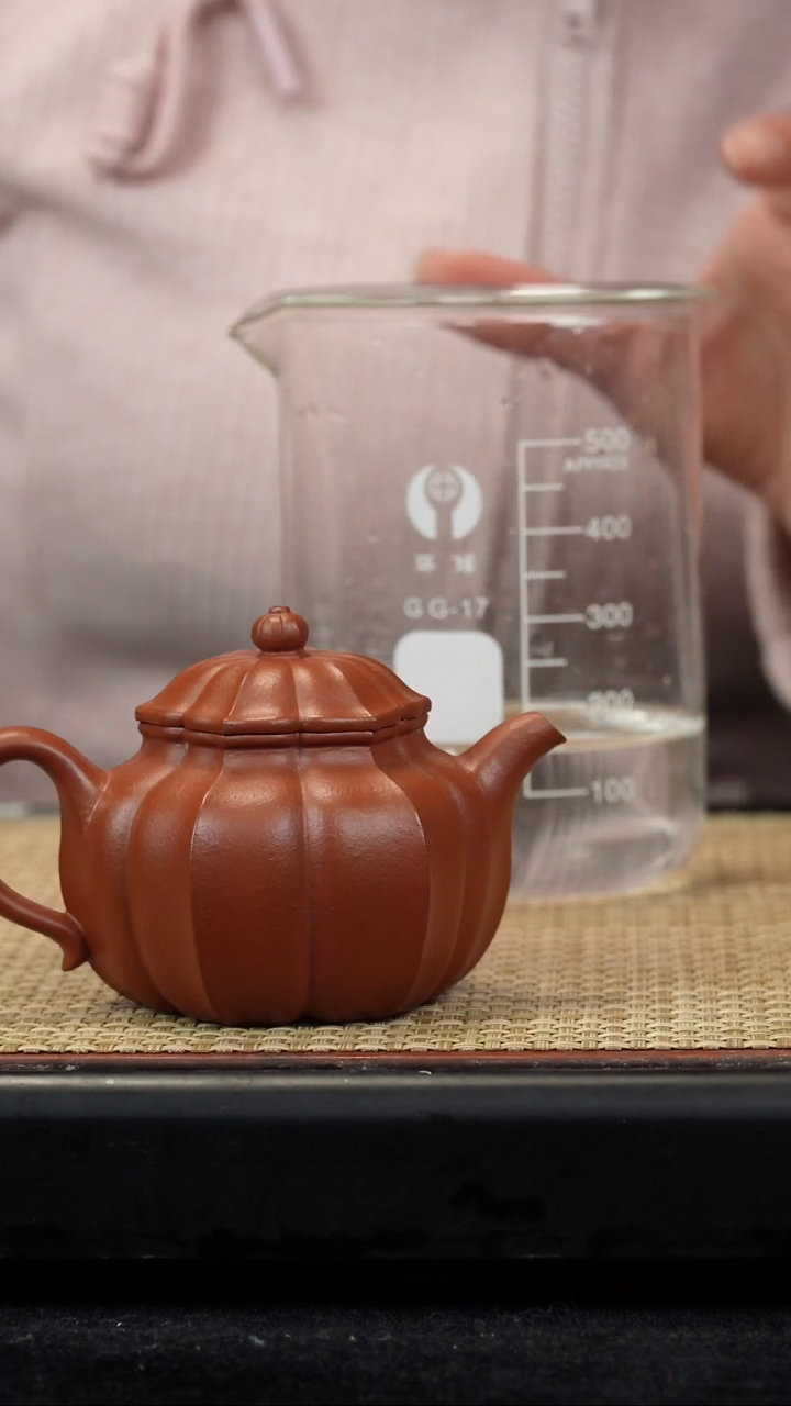 【闪购商品】紫砂茶壶生砂朱泥莲子