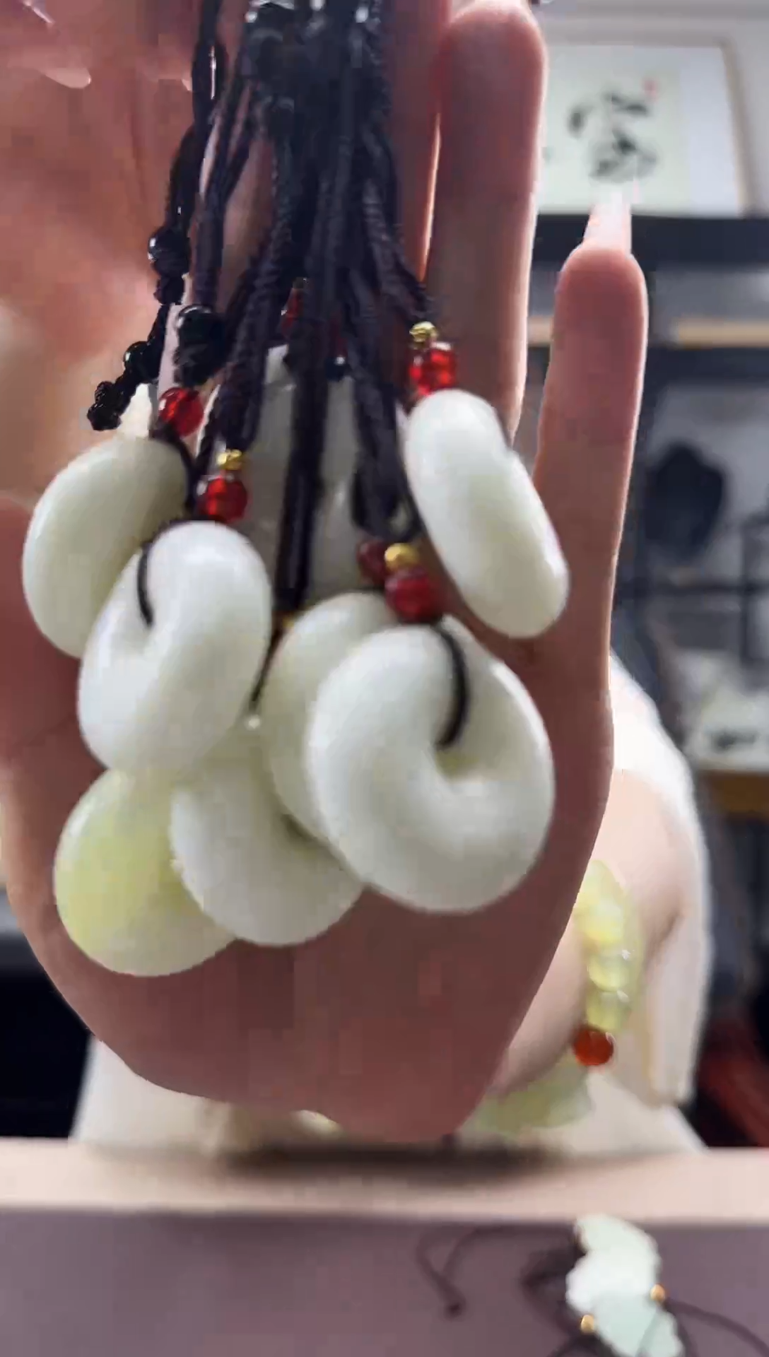 蛇纹石玉未镶嵌颈饰多样性发货其中发一件