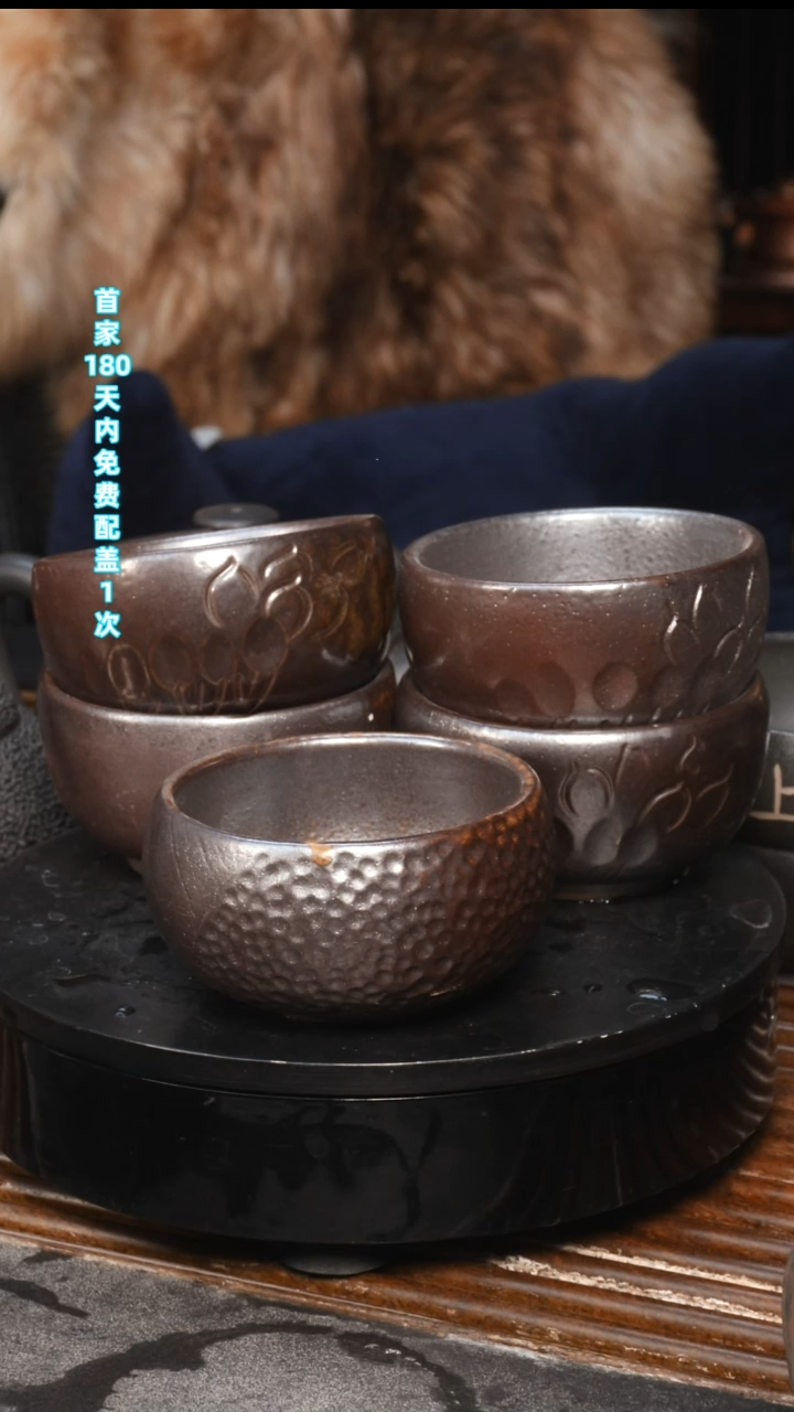 (****)紫妮柴烧客杯5个