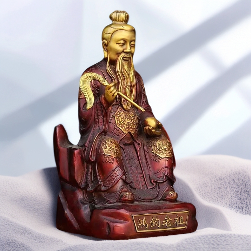 12寸鸿钧老祖精品佛像摆件