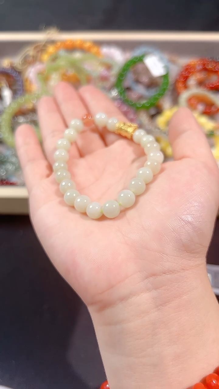 手链未镶嵌和田玉（糖玉）000000000000