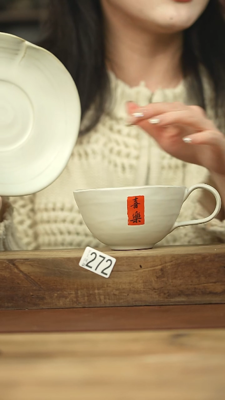  设计师手作！！喜乐咖啡杯 