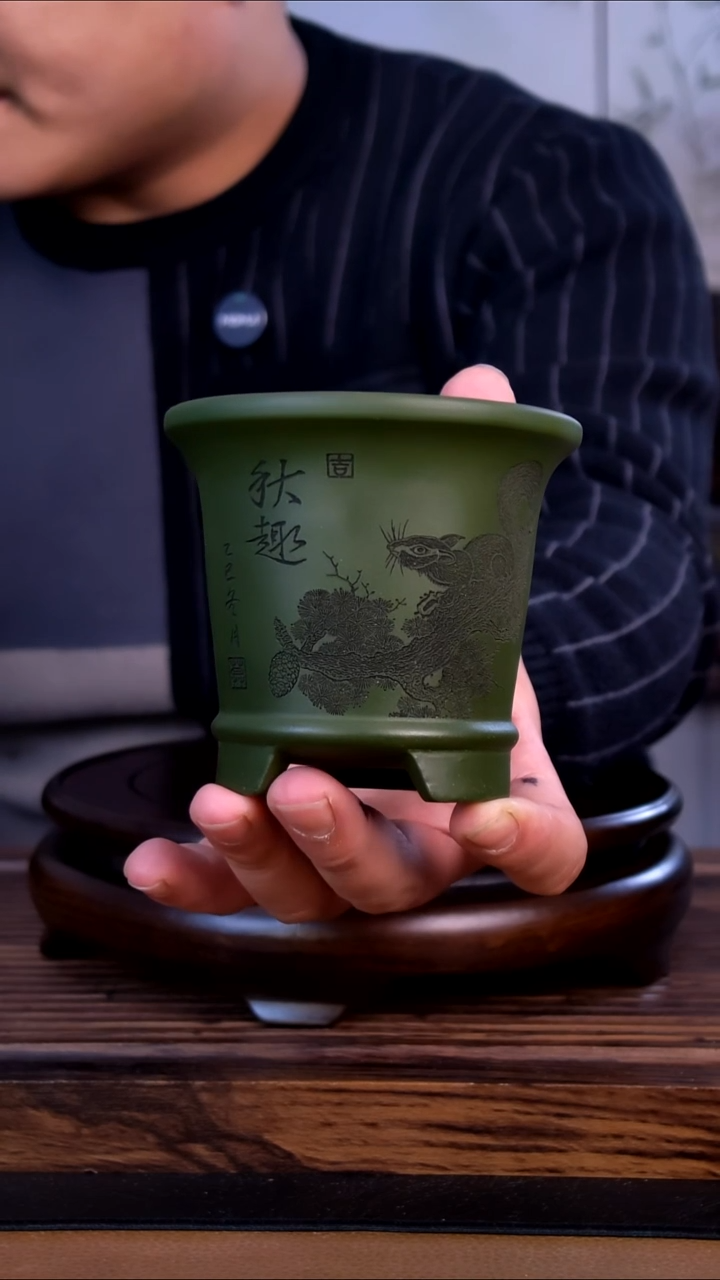 紫砂花盆紫砂花盆-内口8.5-7.5