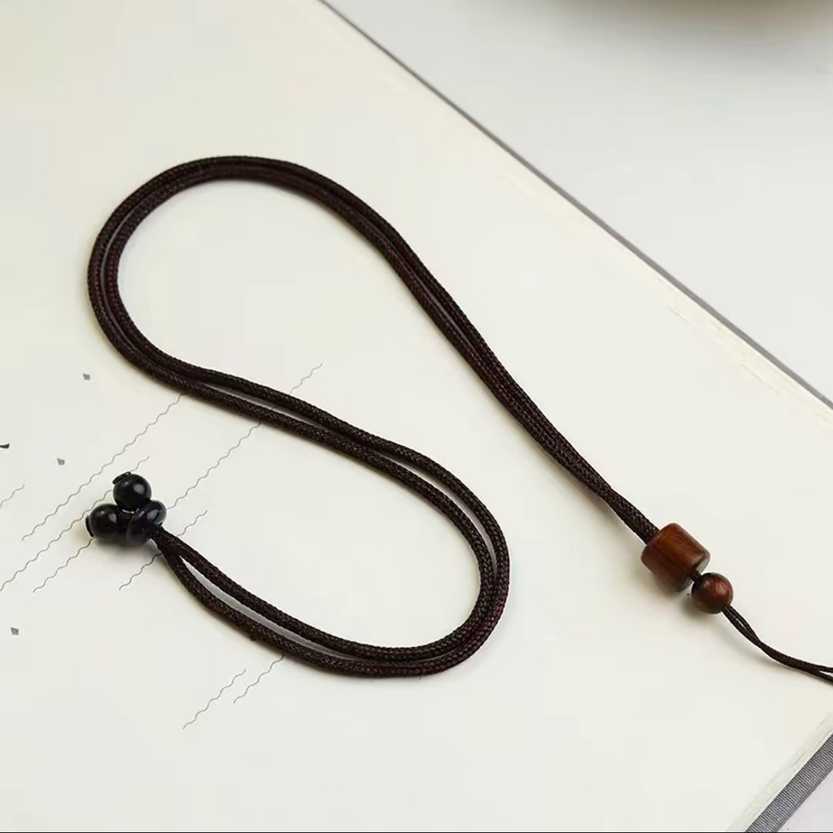 非金属木质吊坠 平安项链绳吊坠挂绳