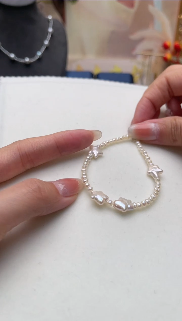 【闪购商品】淡水珍珠手链未镶嵌as1619