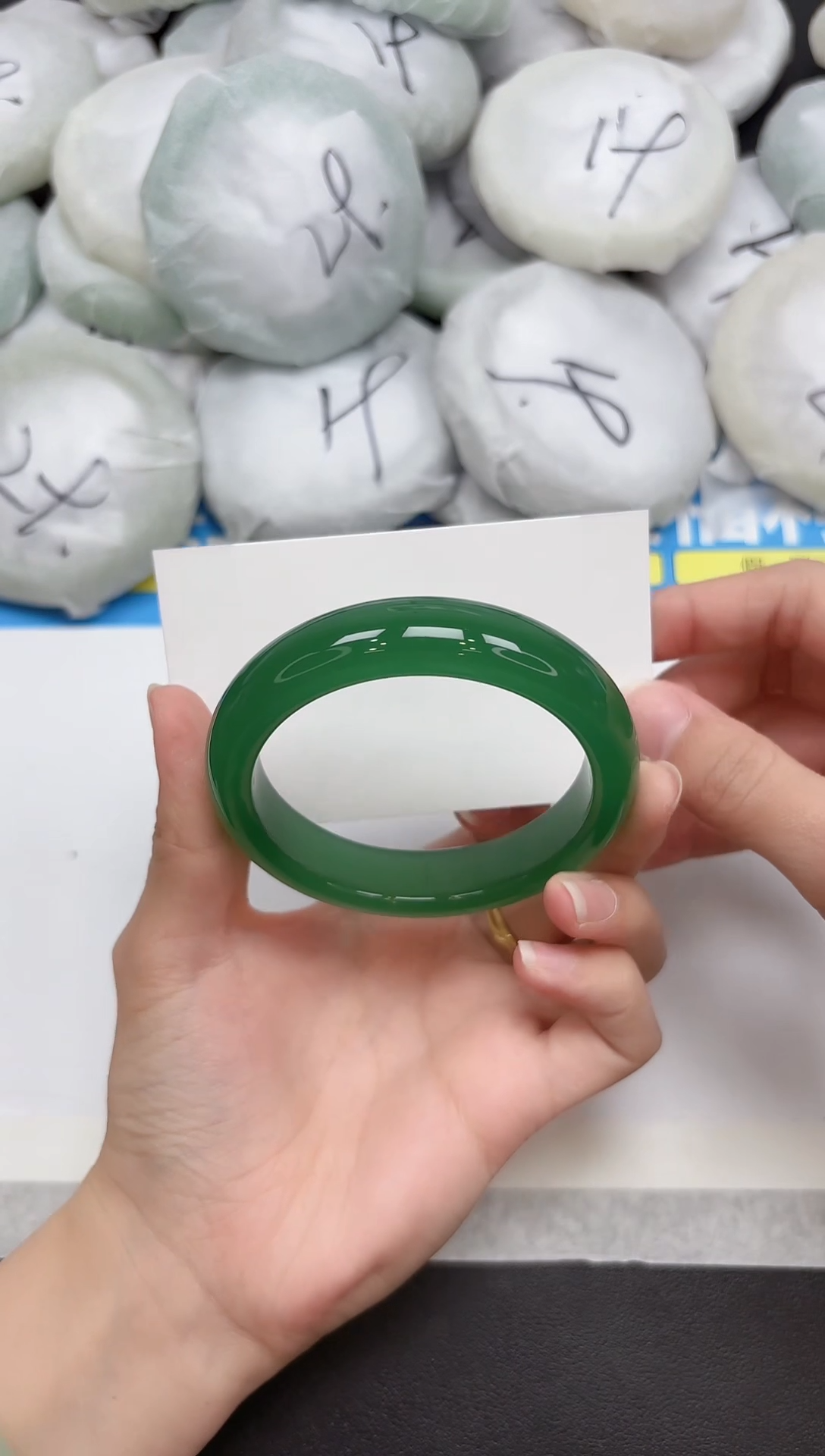 未镶嵌手镯东陵石124-56.2