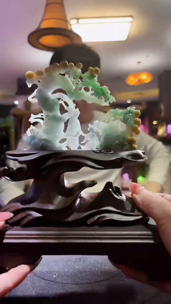 【闪购商品】定制翡翠未镶嵌F/0308/Y/菩提树