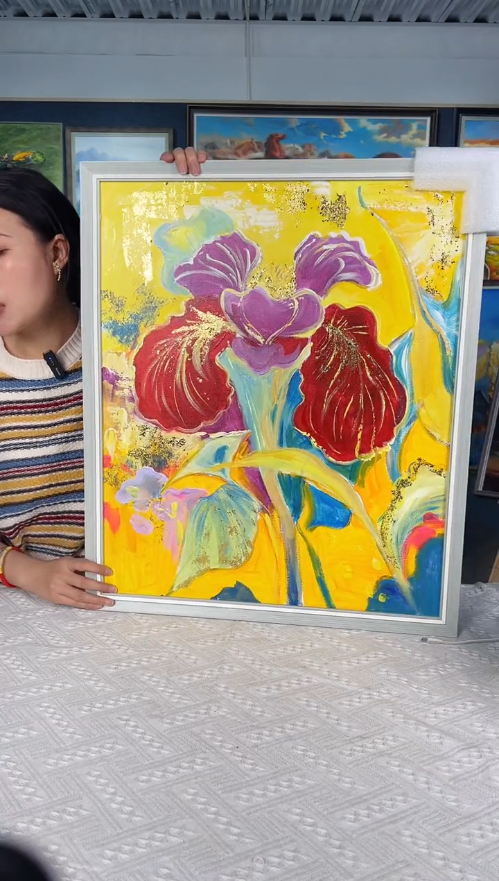 【闪购商品】油画112号 50*60 花卉-手绘油画