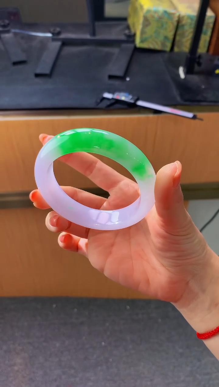 未镶嵌手镯翡翠-Q134 圈口57.6 全款159万 定金2万