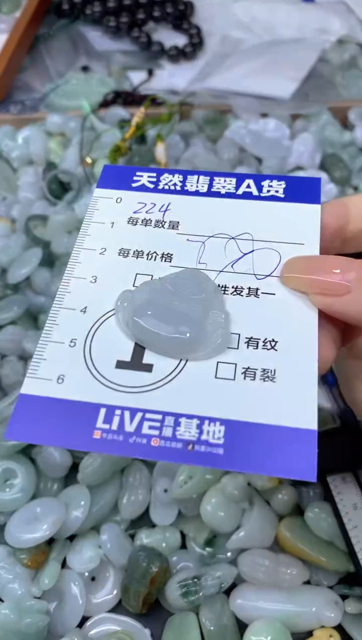 颈饰未镶嵌翡翠天然翡翠A货批量多样性发一件