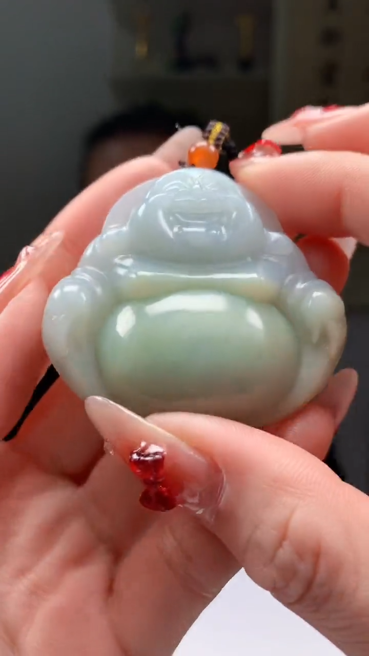 【闪购商品】定制翡翠未镶嵌1049ry-毛货挂件26