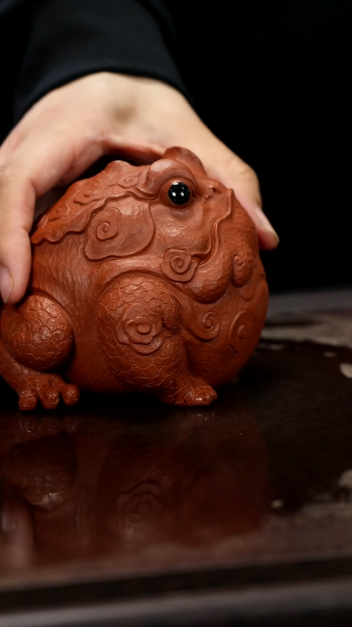 紫砂茶宠紫砂富贵蛙