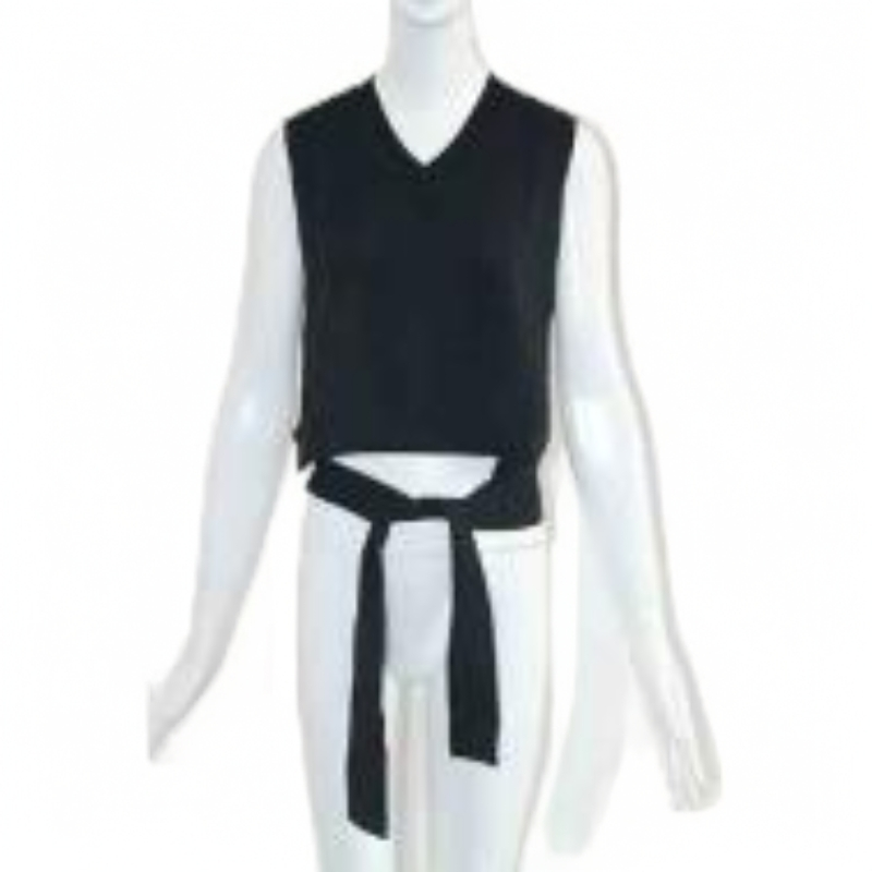 【芊芊专属】短款V领通勤马夹时尚Y700056-91564