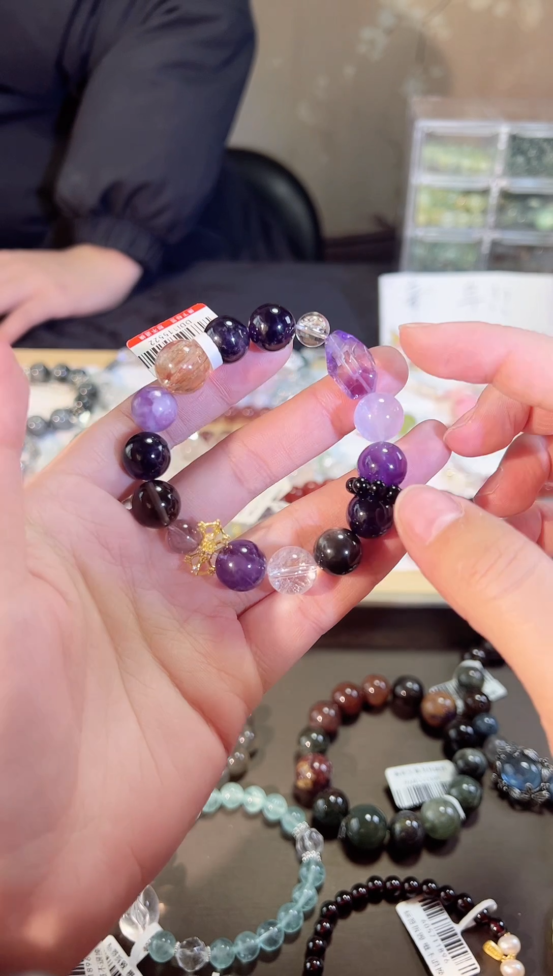 【闪购商品】水晶手链未镶嵌Q555手串