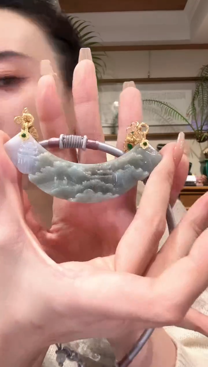 【闪购商品】翡翠颈饰未镶嵌国风