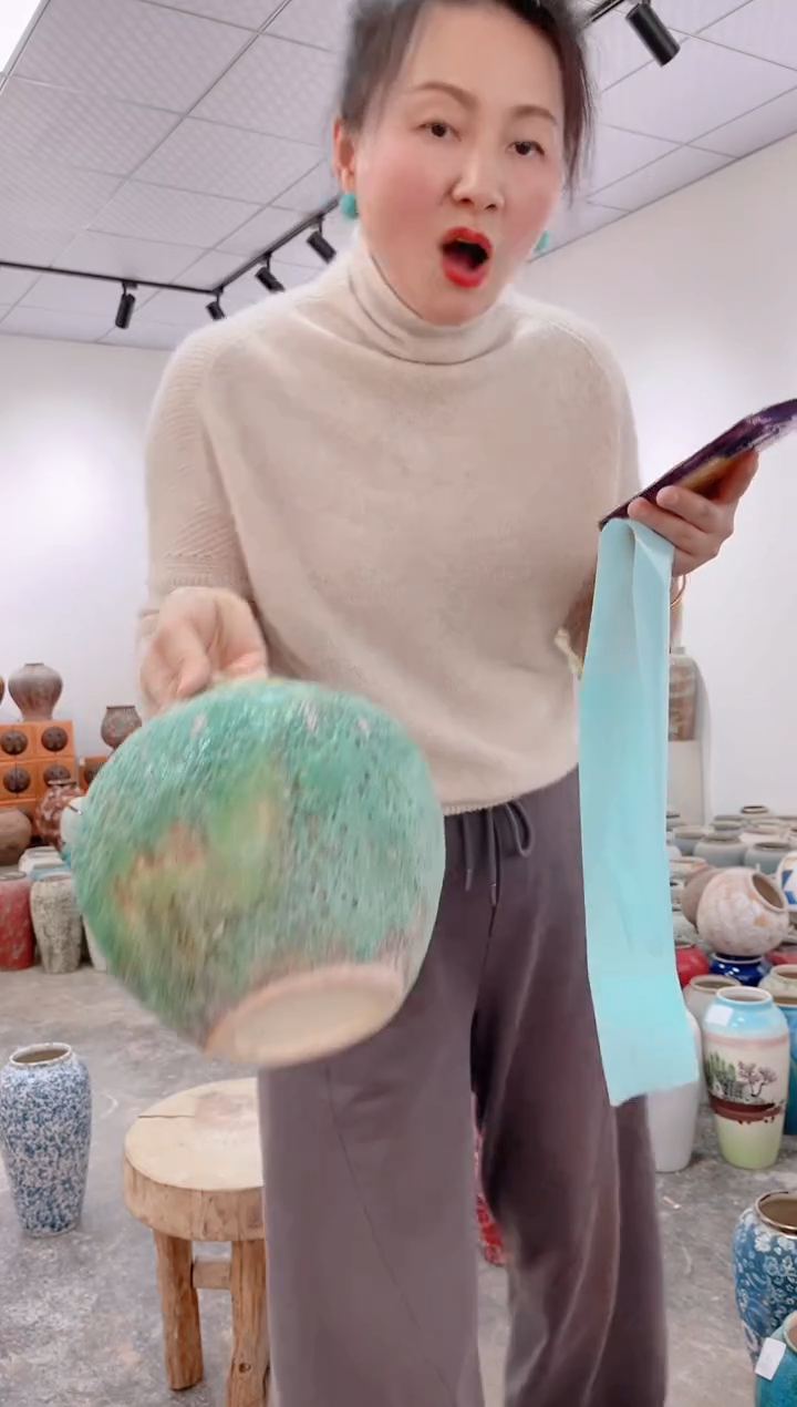 【闪购商品】瓶孤品 微瑕陶瓷花瓶 无花zd416