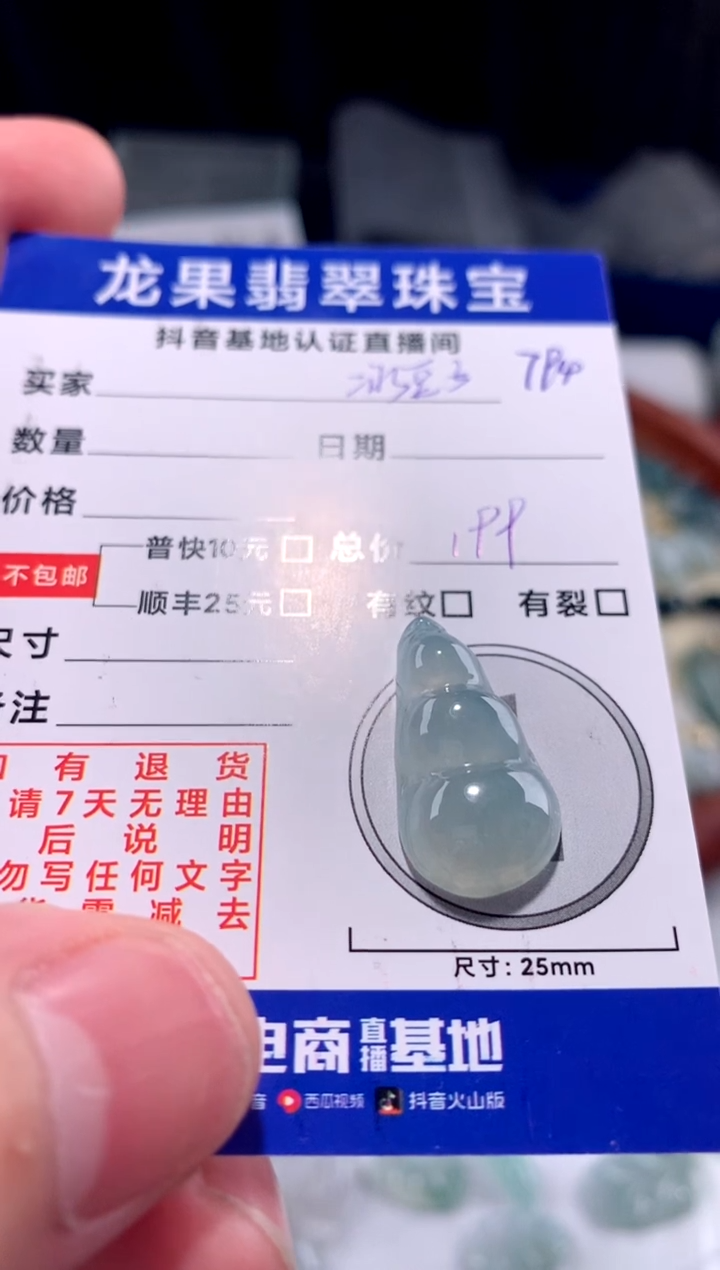 【闪购商品】翡翠颈饰未镶嵌冰胶豆子794