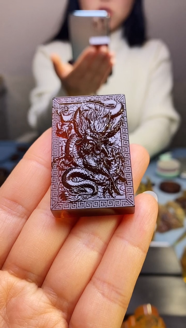 【闪购商品】琥珀颈饰未镶嵌SN2-42（精工·龙）