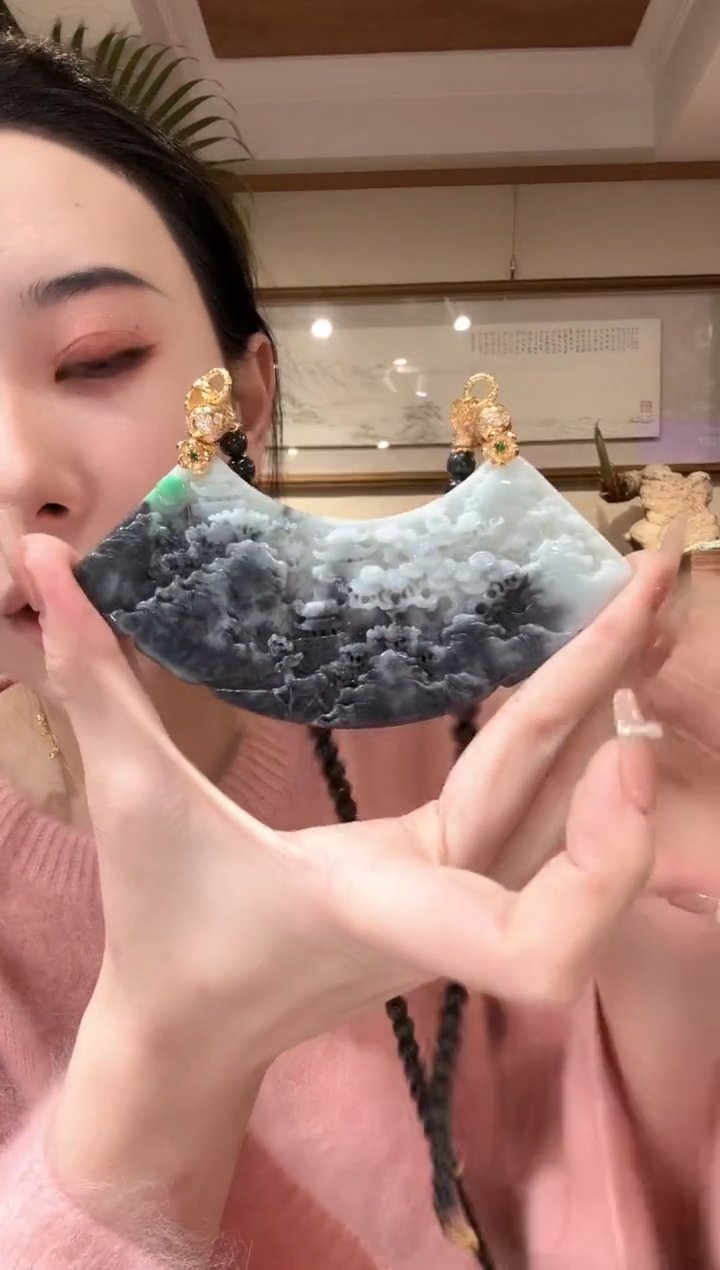 【闪购商品】翡翠颈饰未镶嵌国风