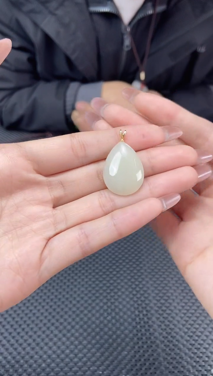 【闪购商品】和田玉天然和田玉银S925镶嵌天然和田玉1299