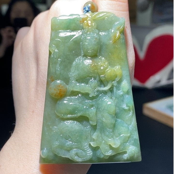  天然A货翡翠B-@@YQYC0214162