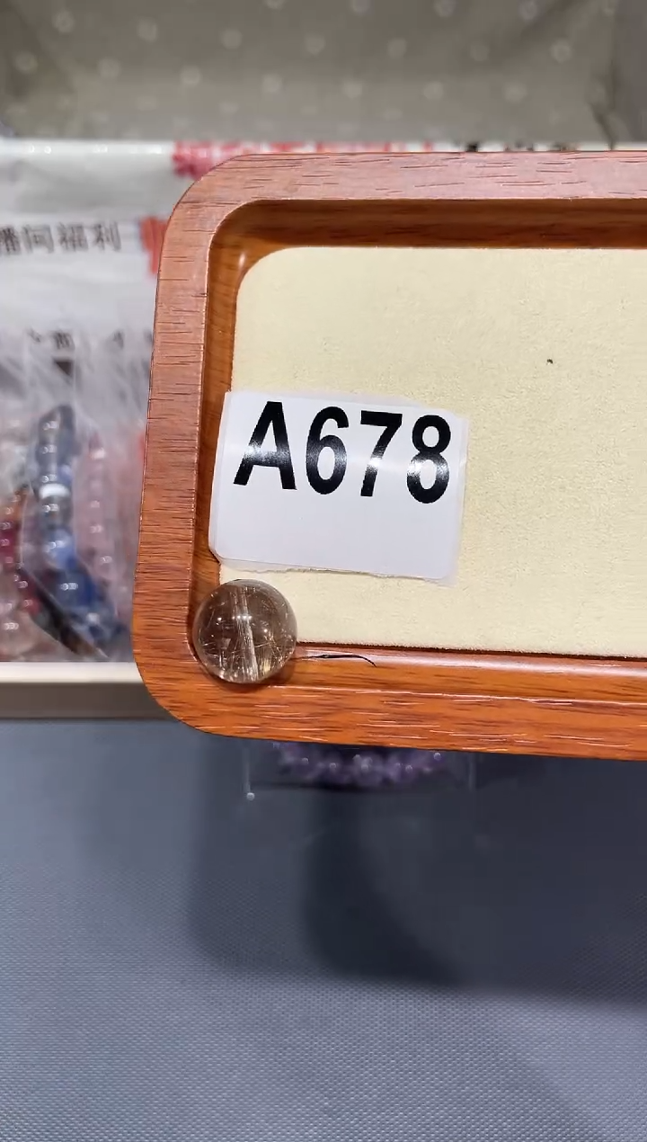 未镶嵌手链水晶A678 银发 单珠 16+