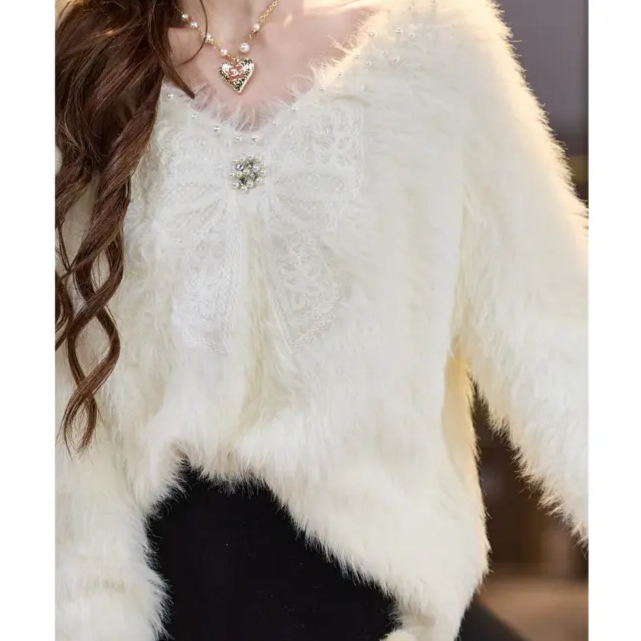 1月11号上新【云朵屋 白色】毛织衫