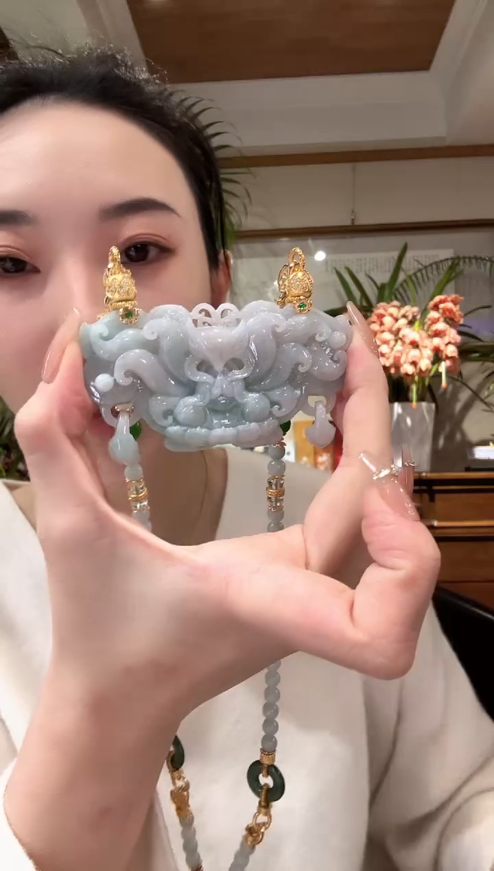 【闪购商品】翡翠颈饰未镶嵌国风