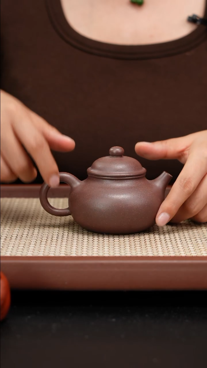【闪购商品】紫砂茶壶全手工底曹清容天160