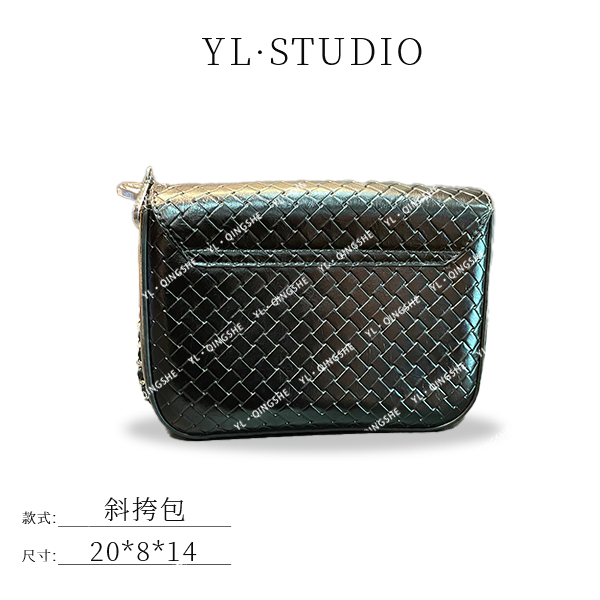 【依琳定制】女士潮流时尚经典气质手拎单肩包SKL-5190-黑色