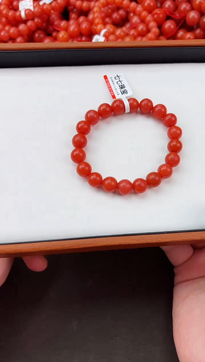 【闪购商品】南红玛瑙哑光手串卡10+未镶嵌保山杨柳滴水洞高品