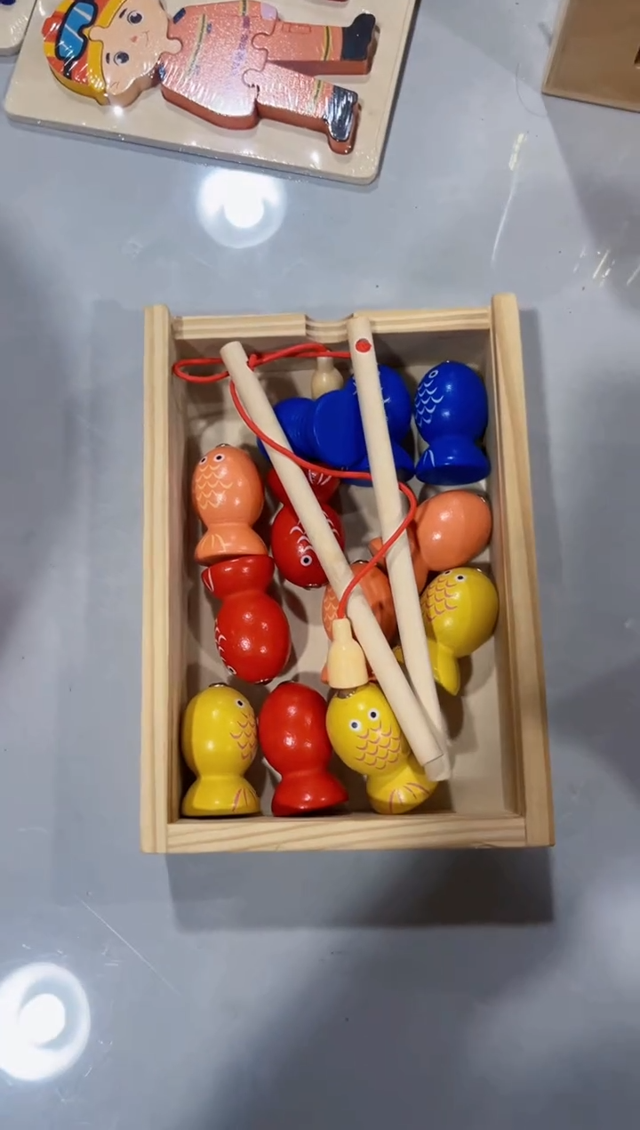 木木盒装钓鱼玩具