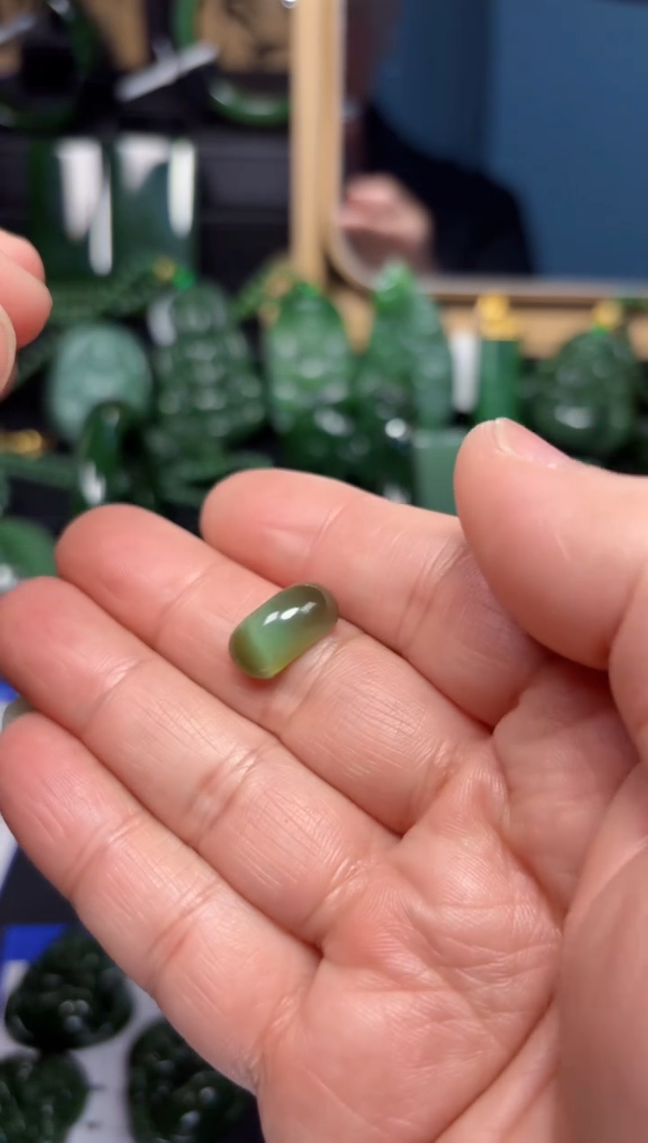 【闪购商品】和田玉（碧玉）挂件未镶嵌1