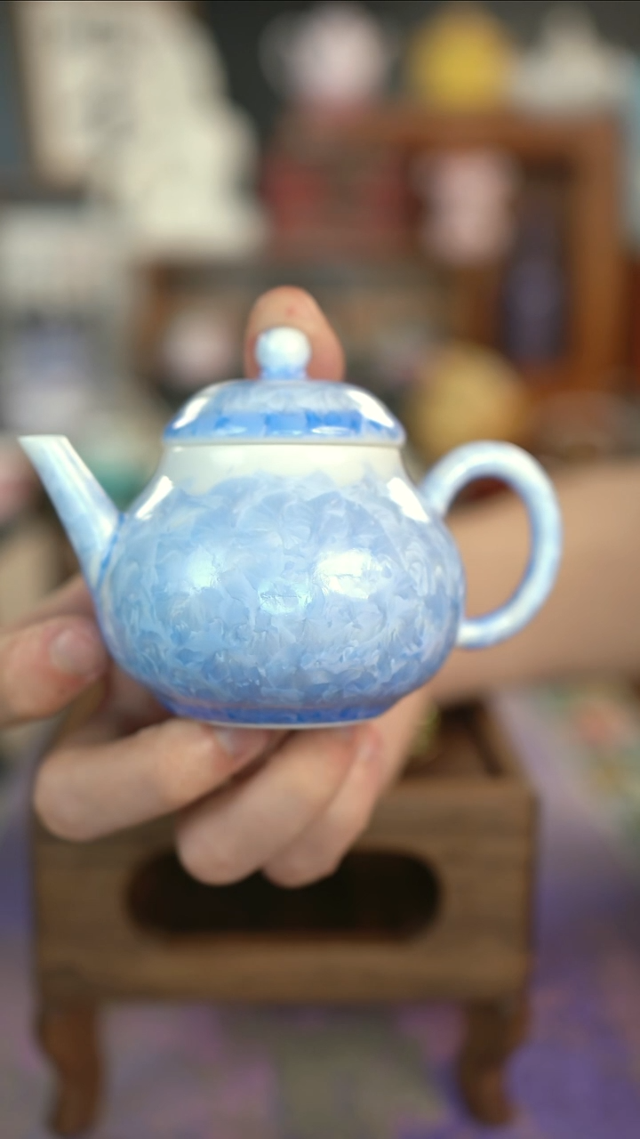 摩吉陶陶闪拍链接 结晶茶壶