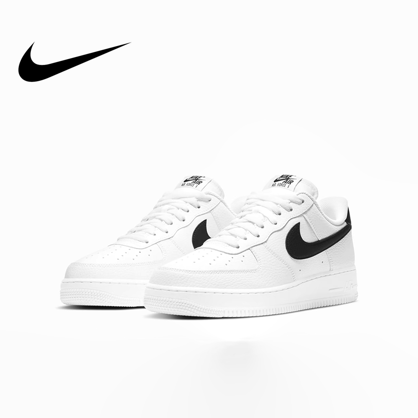 NIKE/耐克男鞋Air Force1小权志龙黑白AF1空军一号板鞋 CT2302100