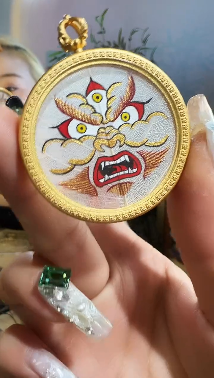 【闪购商品】吊坠黄财神唐卡啊啊啊啊啊