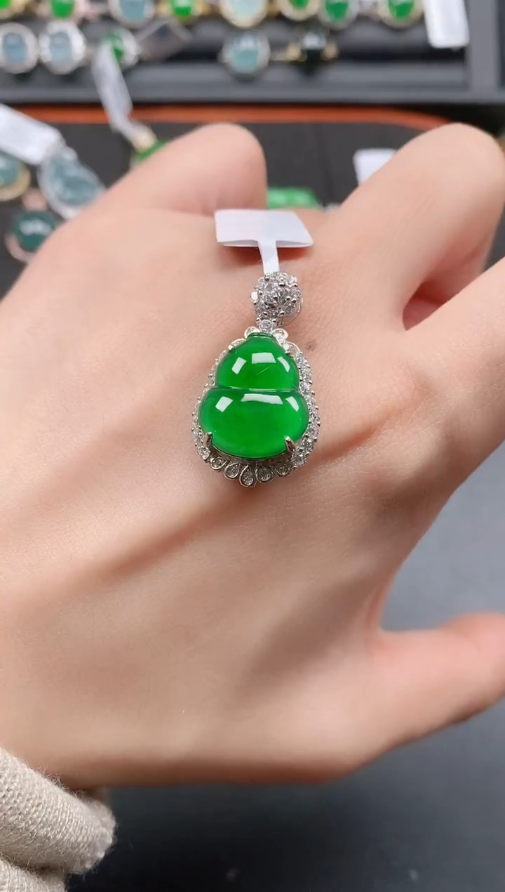 银S925镶嵌戒指翡翠1111