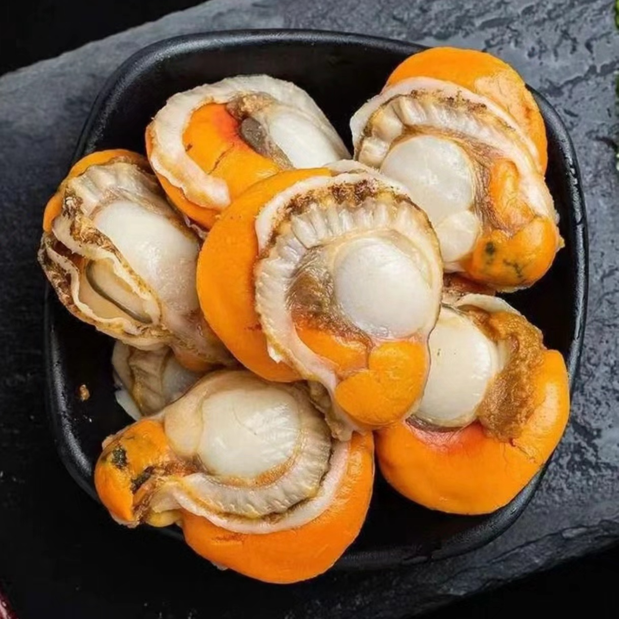 扇贝肉 个头均匀 肉质鲜嫩冷链发货