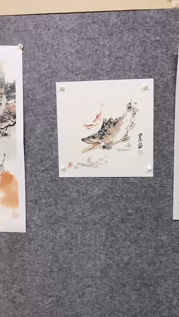 国画尚定固国画作品