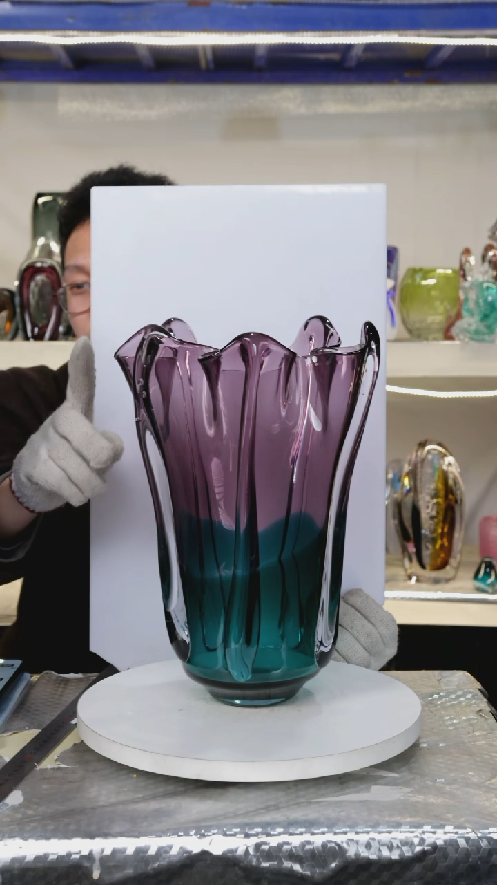 【闪购商品】琉璃高32精品琉璃正常手工痕迹