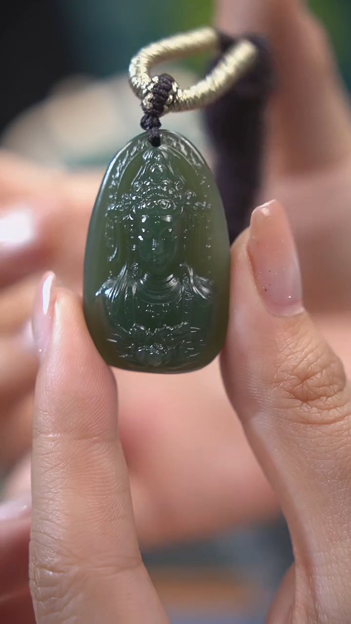 【闪购商品】和田玉吊坠(不含链)未镶嵌观音