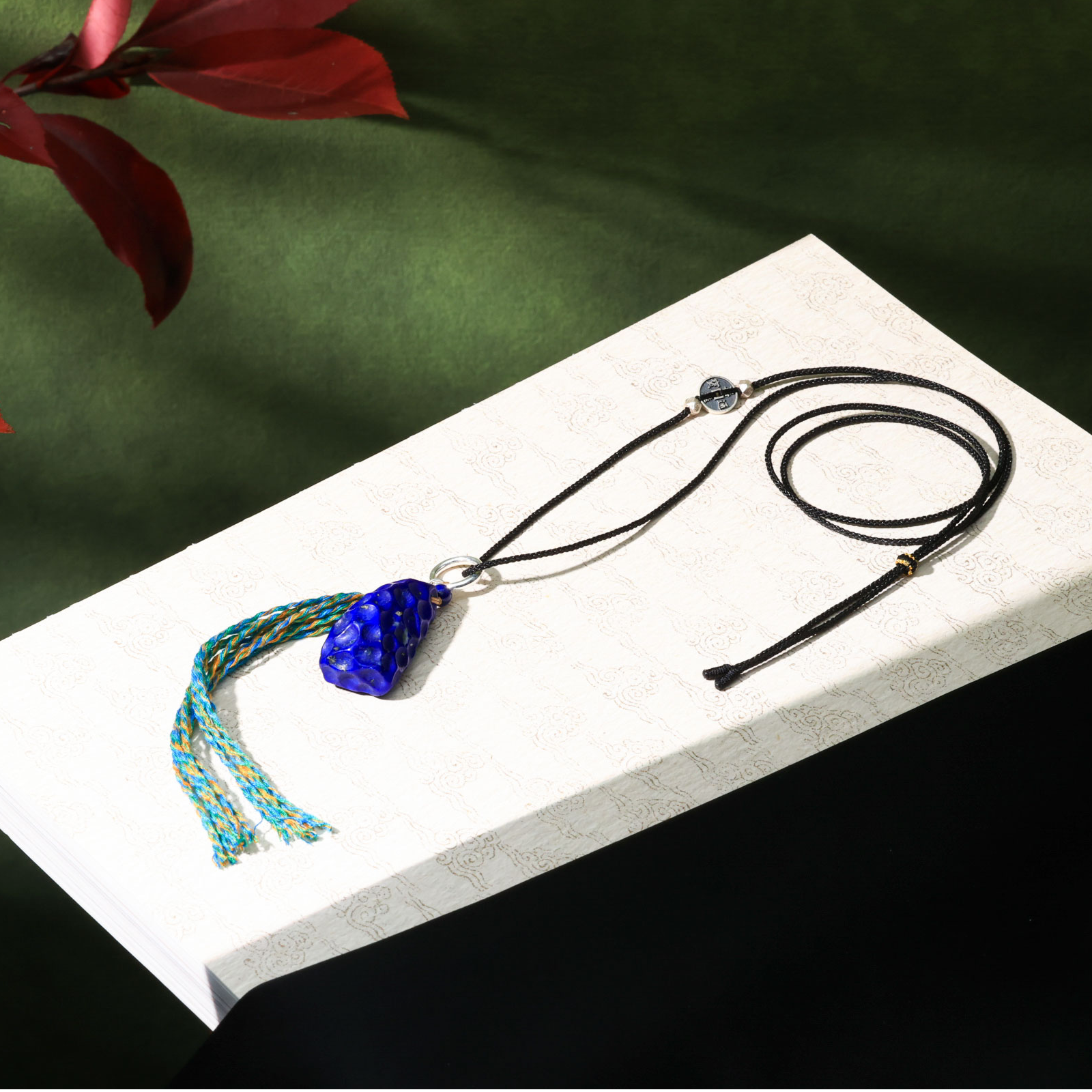 【意婵】《适然》天然原矿帝王青金石项链925银-917144